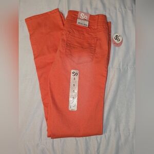 SO Women's Bright Coral Jeans